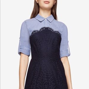 Classic striped shirt dress from BCBGMAXAZRIA